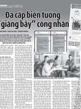 Đa cấp biến tướng 'giăng bẫy' công nhân: Có dấu hiệu phạm tội hình sự