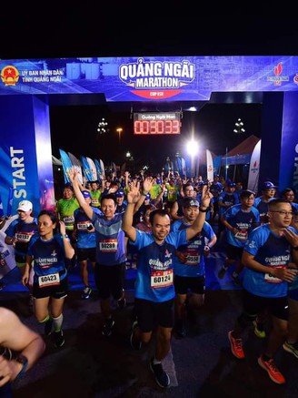 2.000 VĐV tham gia giải chạy Quảng Ngãi Marathon - Cup BSR