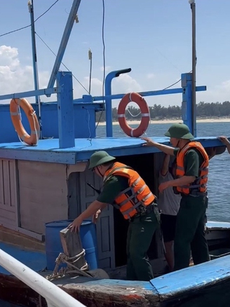 Quảng Ngãi: Tạm giữ 2 tàu cá khai thác giã cào tận diệt thủy sản