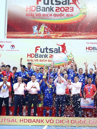 Giải futsal HDBank VĐQG 2023: CLB Thái Sơn Nam lần thứ 12 đăng quang