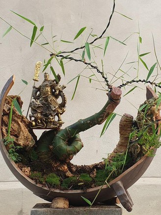 'Hô biến' phôi tre thành bonsai, bán giá hàng chục triệu đồng/cây