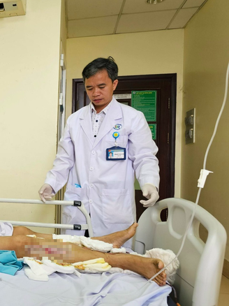 Bà Rịa-Vũng Tàu: Nối thành công động mạch khoeo bị đứt cho cô gái