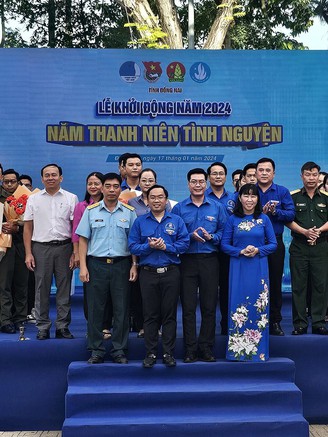 Tỉnh đoàn Đồng Nai ra mắt 8 đội hình trong năm Thanh niên tình nguyện 2024