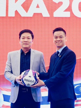 Hai đội bóng Thái Lan và Malaysia tham gia giải bóng đá 7 người quốc tế 2024