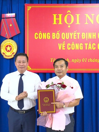 Ông Nguyễn Hoàng Nam giữ chức Chánh thanh tra tỉnh Tây Ninh