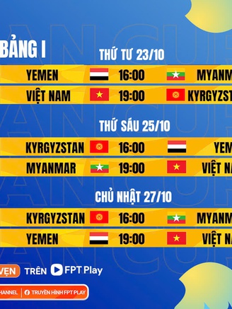 Lịch thi đấu U.17 Việt Nam - Kyrgyzstan hôm nay: Chiến thắng ngày ra quân