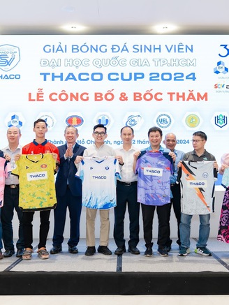 Hấp dẫn giải bóng đá sinh viên ĐH Quốc gia TP.HCM - THACO Cup 2024