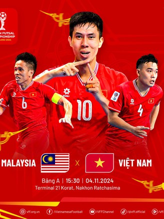 Quật ngã Malaysia, đội tuyển futsal Việt Nam tiến sát vé vào bán kết