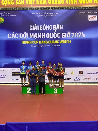 Hai nhà vô địch SEA Games Mai Ngọc, Anh Hoàng giúp đội CAND-T&T giành thứ hạng cao