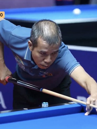 Billiards: Trần Quyết Chiến và 'huyền thoại' Blomdahl cùng đi tiếp với ngôi nhất