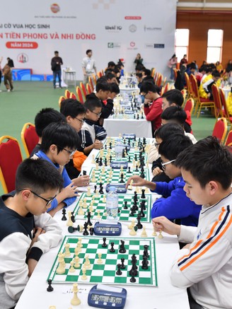 2.000 kỳ thủ nhí tranh tài sôi nổi giải cờ vua Báo Thiếu niên Tiền phong và Nhi đồng