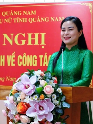 Chị Đặng Thị Bảo Trinh làm Phó chủ tịch Hội LHPN tỉnh Quảng Nam