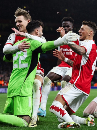 Đánh bại Porto ở loạt 11 m nghẹt thở, Arsenal đoạt vé vào tứ kết Champions League