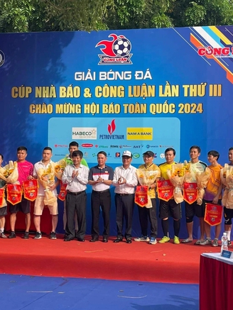 Khai mạc giải bóng đá Cúp Nhà báo và Công luận lần III - 2024