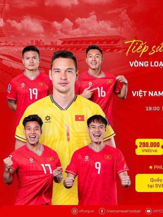VFF bán vé trực tiếp, CĐV hãy đến sân Mỹ Đình ‘tiếp lửa’ đội tuyển Việt Nam đấu Indonesia