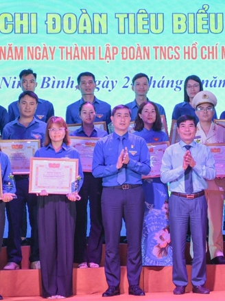 Ninh Bình tuyên dương 93 bí thư chi đoàn tiêu biểu năm 2024