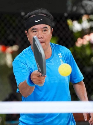 Anh em nhà họ Lý đánh giải pickleball châu Á lần đầu tổ chức tại TP.HCM