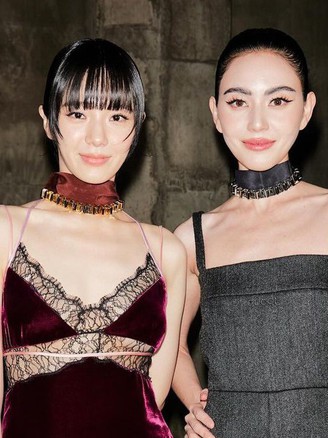 Davika cùng Vương Sở Nhiên tại thảm đỏ với bộ cánh khoe chân dài thẳng tắp
