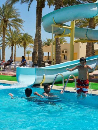 Khu nghỉ dưỡng tiện lợi, có không gian vui chơi cho trẻ tại Ả Rập Xê Út
