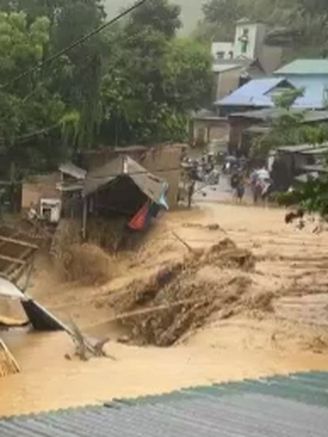 Thanh Hóa: Mưa lũ do bão số 2 gây hư hỏng nhiều nhà dân