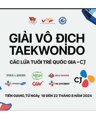 Giải taekwondo các lứa tuổi quốc gia 2024: Hấp dẫn, quy tụ nhiều gương mặt nổi bật