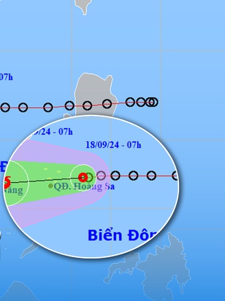 [CẬP NHẬT BÃO SỐ 4] Áp thấp nhiệt đới cách Hoàng Sa 220 km