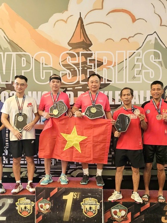 Anh em Lý Minh Triết - Lý Minh Tân vô địch World Pickleball Championship tại Bali