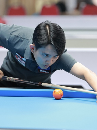 Billiards: Chiêm Hồng Thái tung sê-ri lớn ấn tượng, đi tiếp tại giải HBSF 