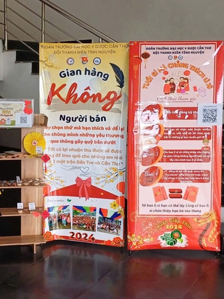 Gian hàng 'không người bán', đem lợi nhuận giúp trẻ em nghèo