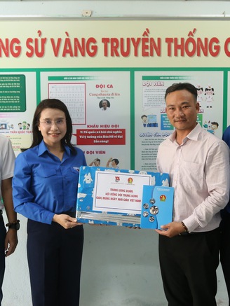 Chị Nguyễn Phạm Duy Trang gửi thư tri ân giáo viên phụ trách Đội