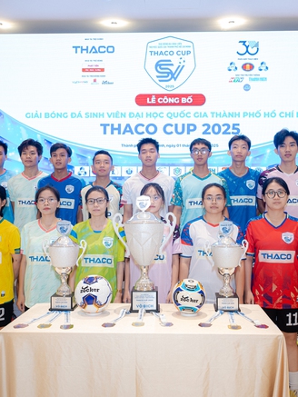 12 đội bóng tranh tài tại THACO CUP 2025: Sân chơi lớn của sinh viên TP.HCM