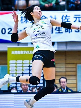 Niềm vui nhân đôi với Trần Thị Thanh Thúy tại giải bóng chuyền Nhật Bản