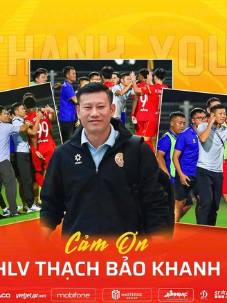 'Người vá tàu đắm' Nguyễn Thành Công ngồi ghế nóng thay HLV Thạch Bảo Khanh, PVF-CAND thoát hiểm?