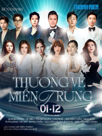 Báo Thanh Niên đồng hành cùng đêm nhạc gây quỹ từ thiện 'Thương về miền Trung'