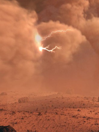 NASA lần đầu ghi âm được tiếng sét trên sao Hỏa