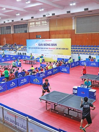 Nhiều cựu tuyển thủ góp mặt ở giải bóng bàn Báo Hà Nội Mới 2025