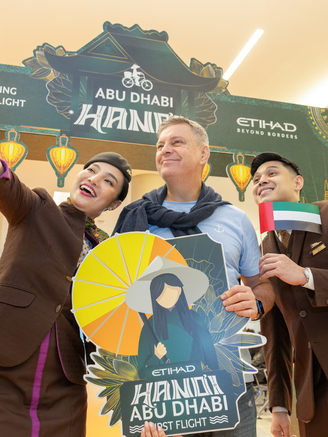 Etihad Airways mở đường bay thẳng từ Hà Nội đến Abu Dhabi
