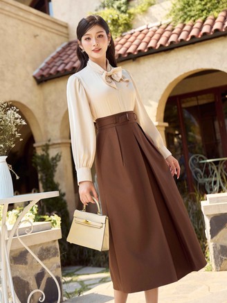 Biến tấu phong cách độc đáo cùng áo thắt nơ quyến rũ