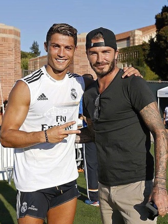 Cristiano Ronaldo tự tin mình đẹp trai hơn David Beckham