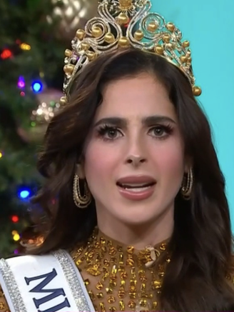 Tân Hoa hậu Hoàn vũ thẳng thừng bỏ về khi bị nhắc ồn ào đăng quang