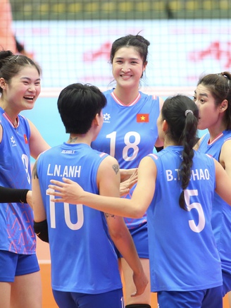 Những khoảnh khắc siêu đáng yêu của các cô gái bóng chuyền nữ Việt Nam, Như Quỳnh 'cực nhây'