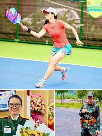 Các nữ võ sĩ vô địch thế giới vovinam 'xung trận' tại pickleball Cúp Chiến binh Sao Vàng 2025
