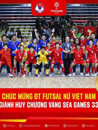 Thùy Trang cùng đội tuyển futsal nữ Việt Nam đoạt HCV SEA Games lịch sử: Tuyệt vời!