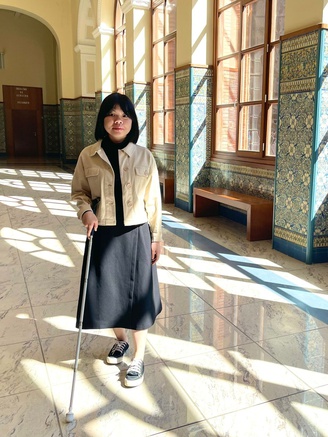 Cô gái khiếm thị đạt 7.5 IELTS