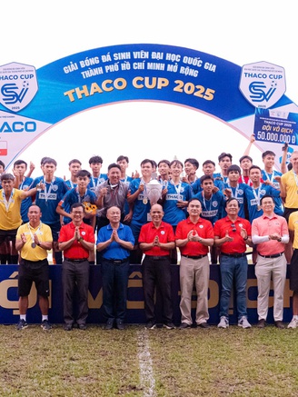 Chiến thắng nghẹt thở, Trường ĐH Bách khoa lần thứ 2 vô địch THACO CUP