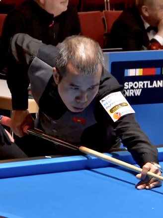 Trần Quyết Chiến thắng thuyết phục trận ra quân: Billiards Việt Nam đứng nhất bảng