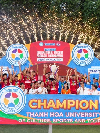Trường ĐH VH-TT-DL Thanh Hóa 2-1 Trường ĐH Lào: Chức vô địch thuyết phục