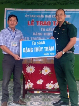 'Tủ sách Đặng Thùy Trâm' đã tới đảo Hòn Nghệ