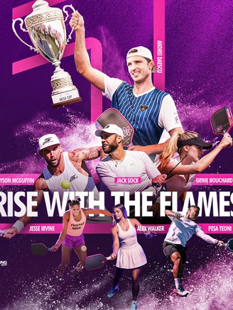 Những tay vợt pickleball hàng đầu thế giới hội tụ tại Rise with the flames, xem kênh nào?