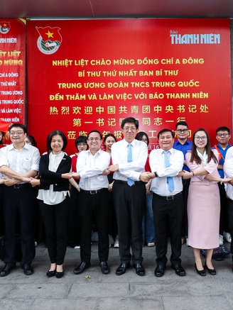 Đoàn đại biểu cấp cao T.Ư Đoàn TNCS Trung Quốc thăm Báo Thanh Niên